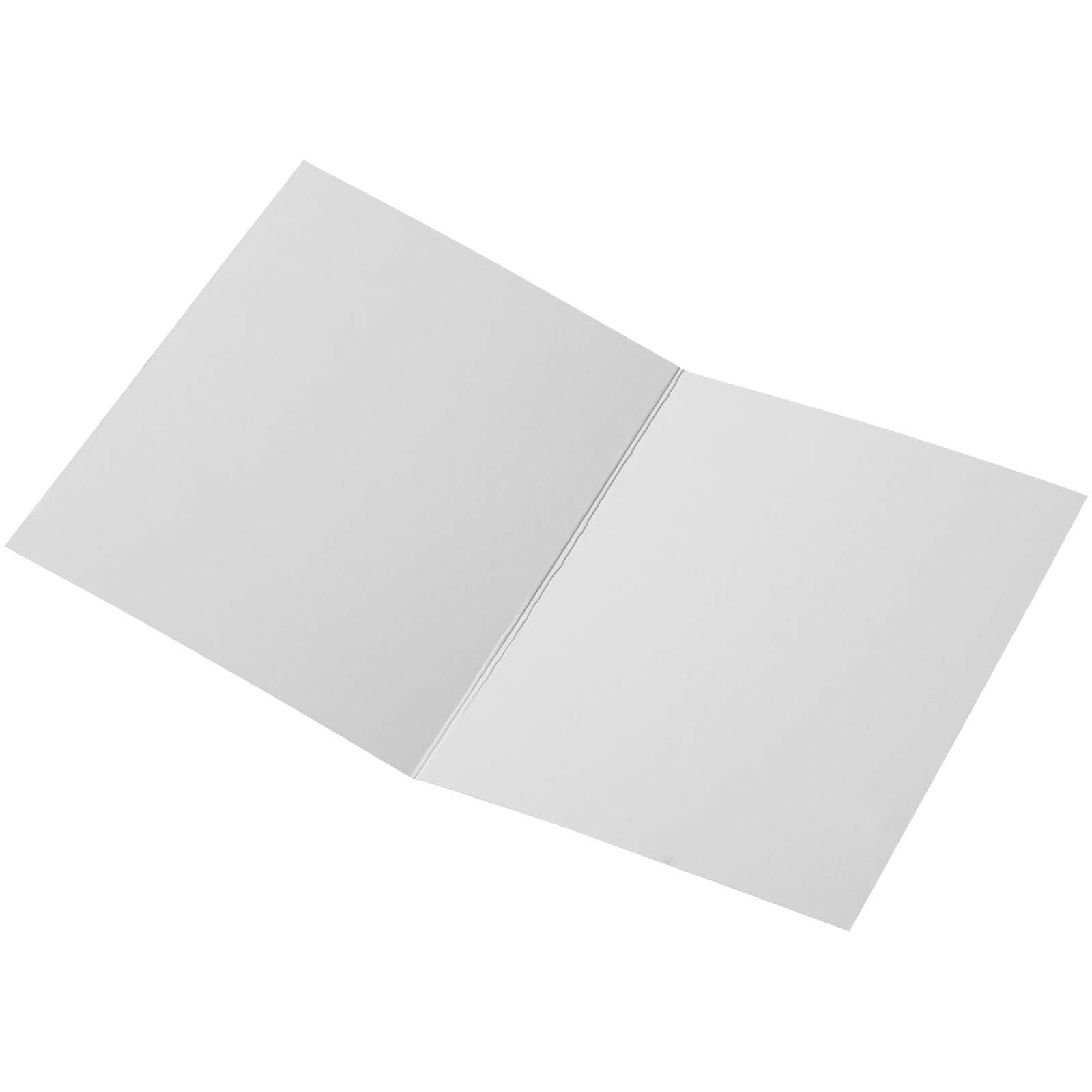 Herald A6-hälsningskort - Vit med tryck