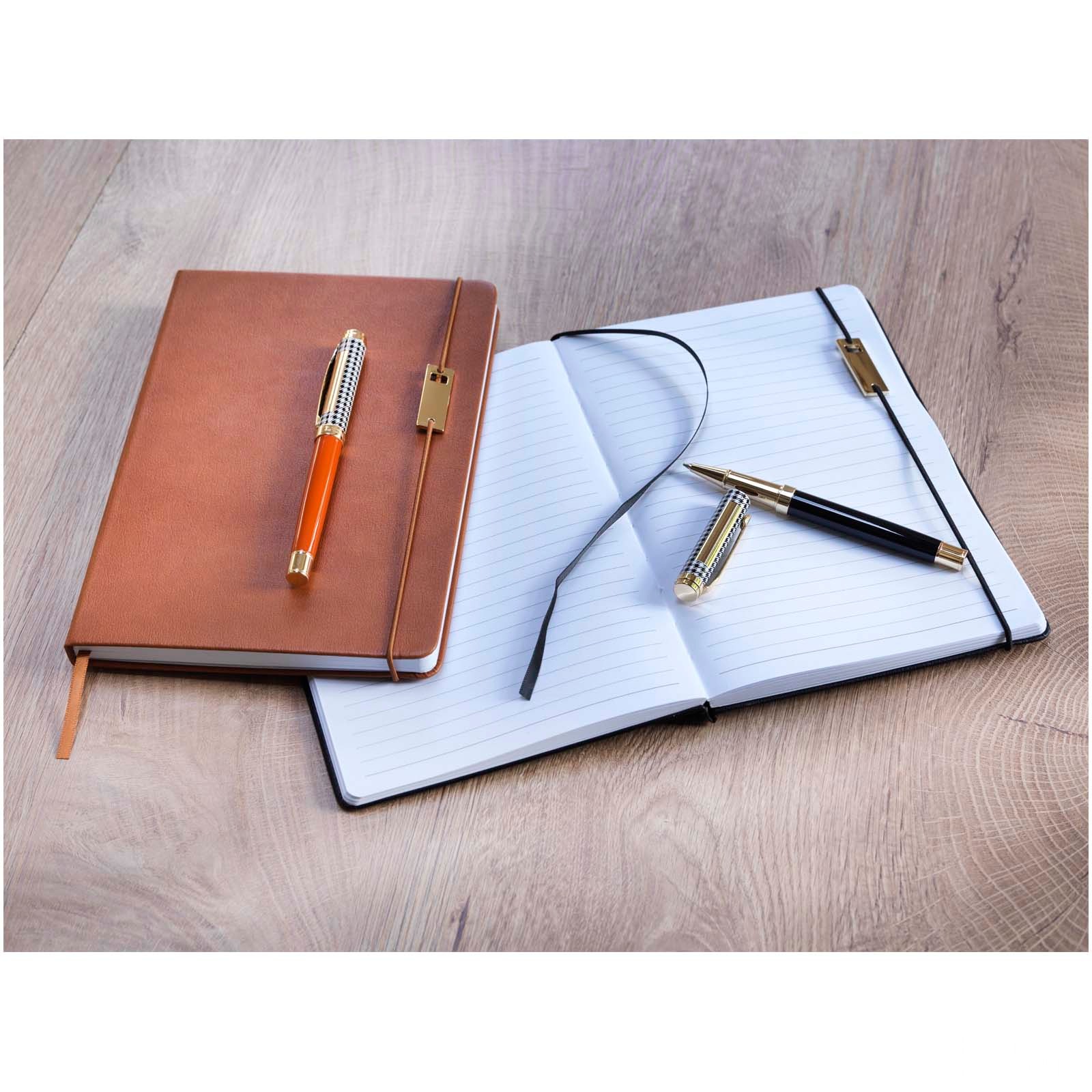 Legato A5-anteckningsbok och rollerball penna (blått bläck)