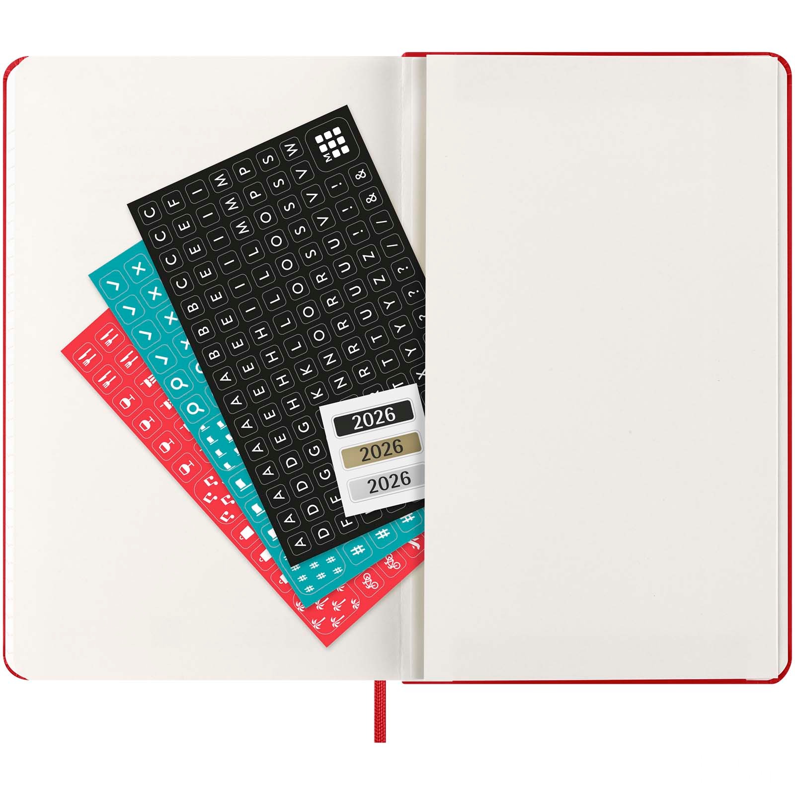 Moleskine innbundet 12-måneders dagsplanlegger med logo