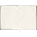Moleskine inbunden 12-månaders veckoplanerare XL - bild 1