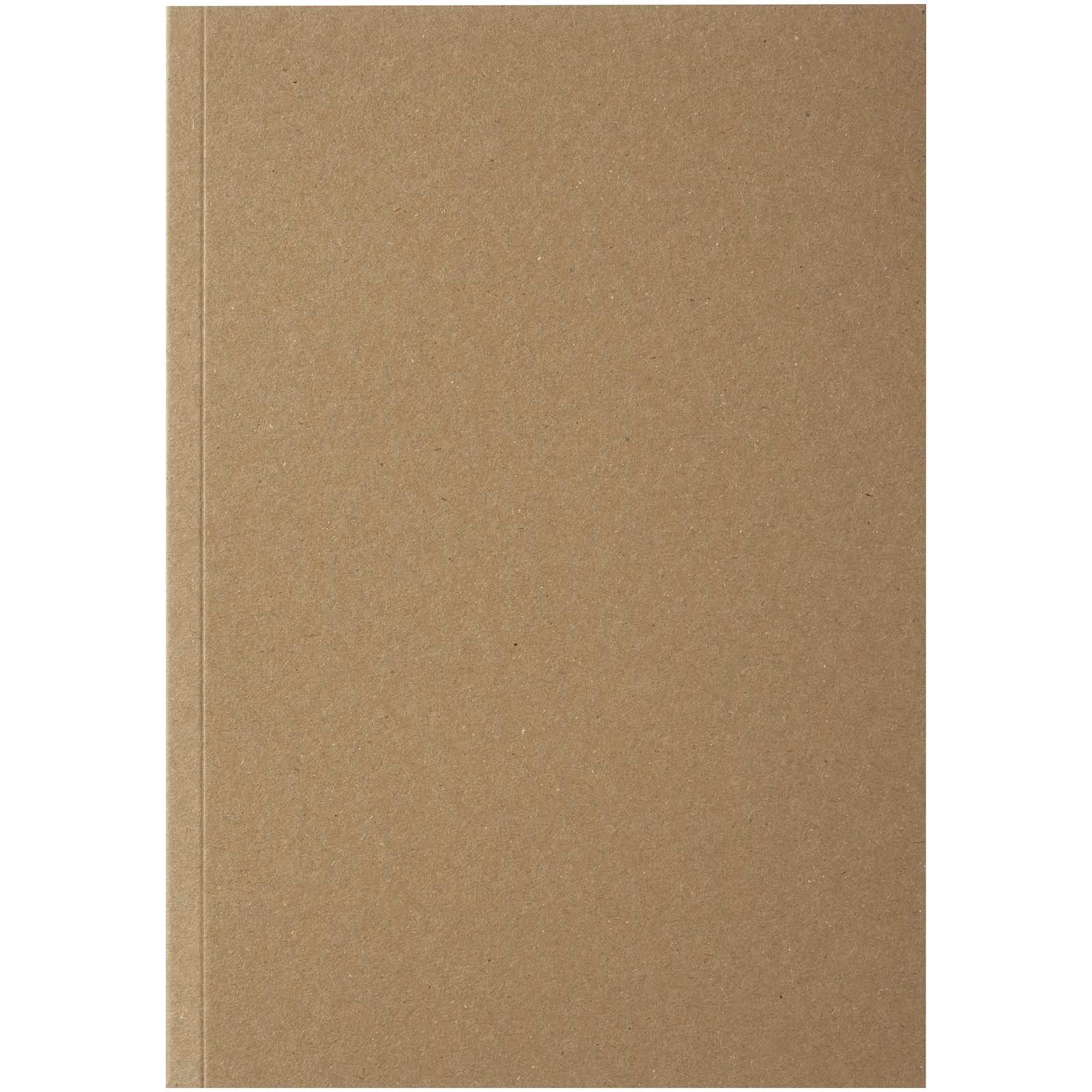 Novella Austen A5 recycled soft cover kraft notebook - 50 sheets  - Natur, front view