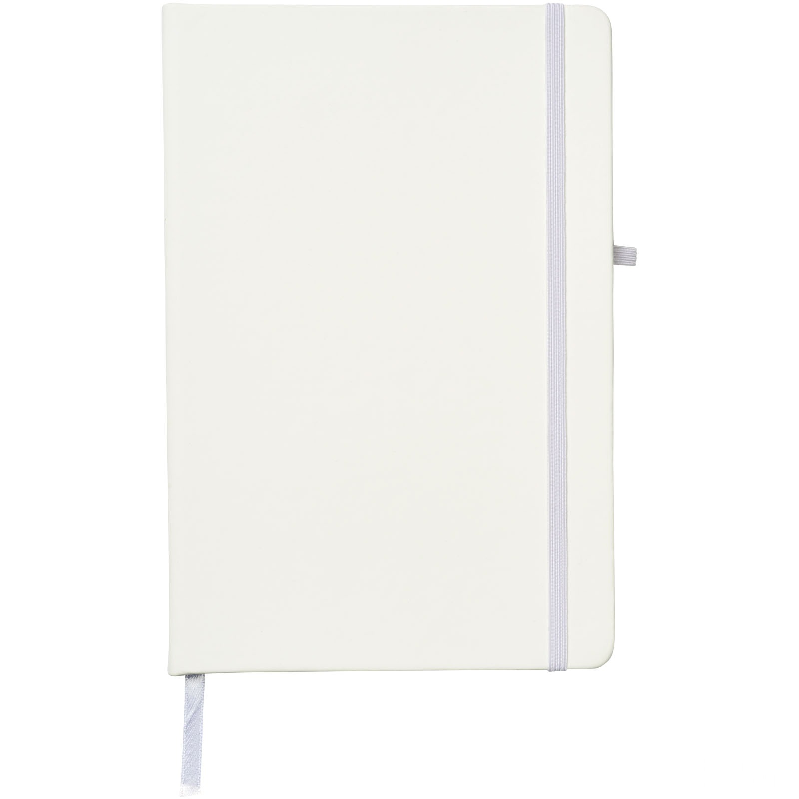 Polar A5 notebook with lined pages - Vit, front view