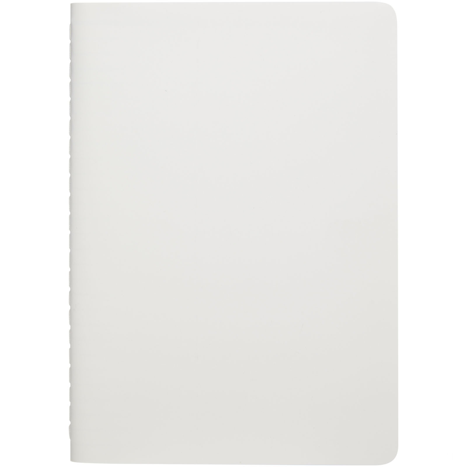 Shale Stone Paper Cahier Notebook - White, front view