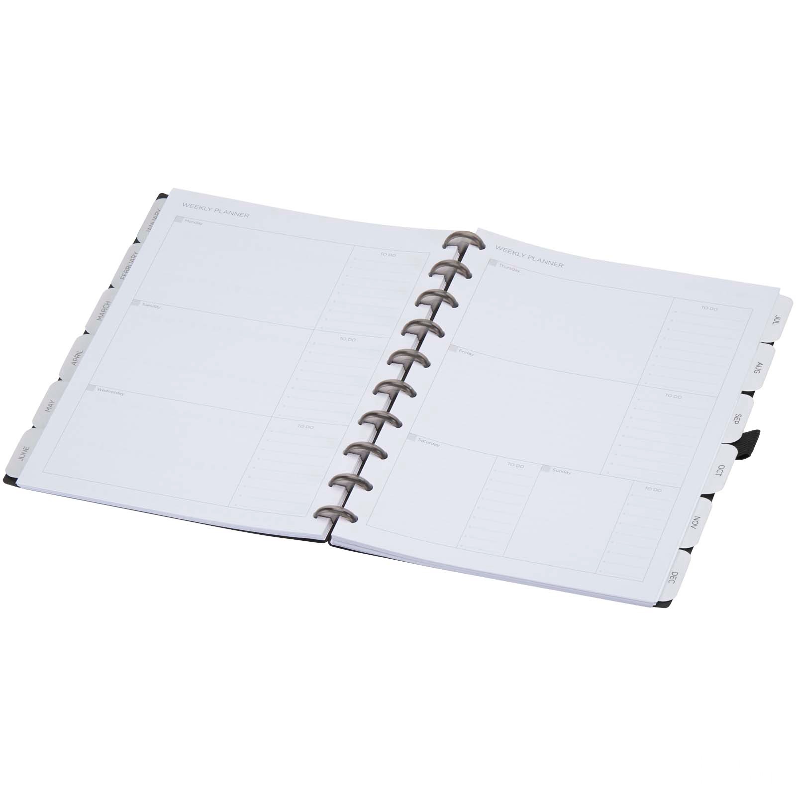 SMART planeringskalender med flexibelt omslag och pärmsystem