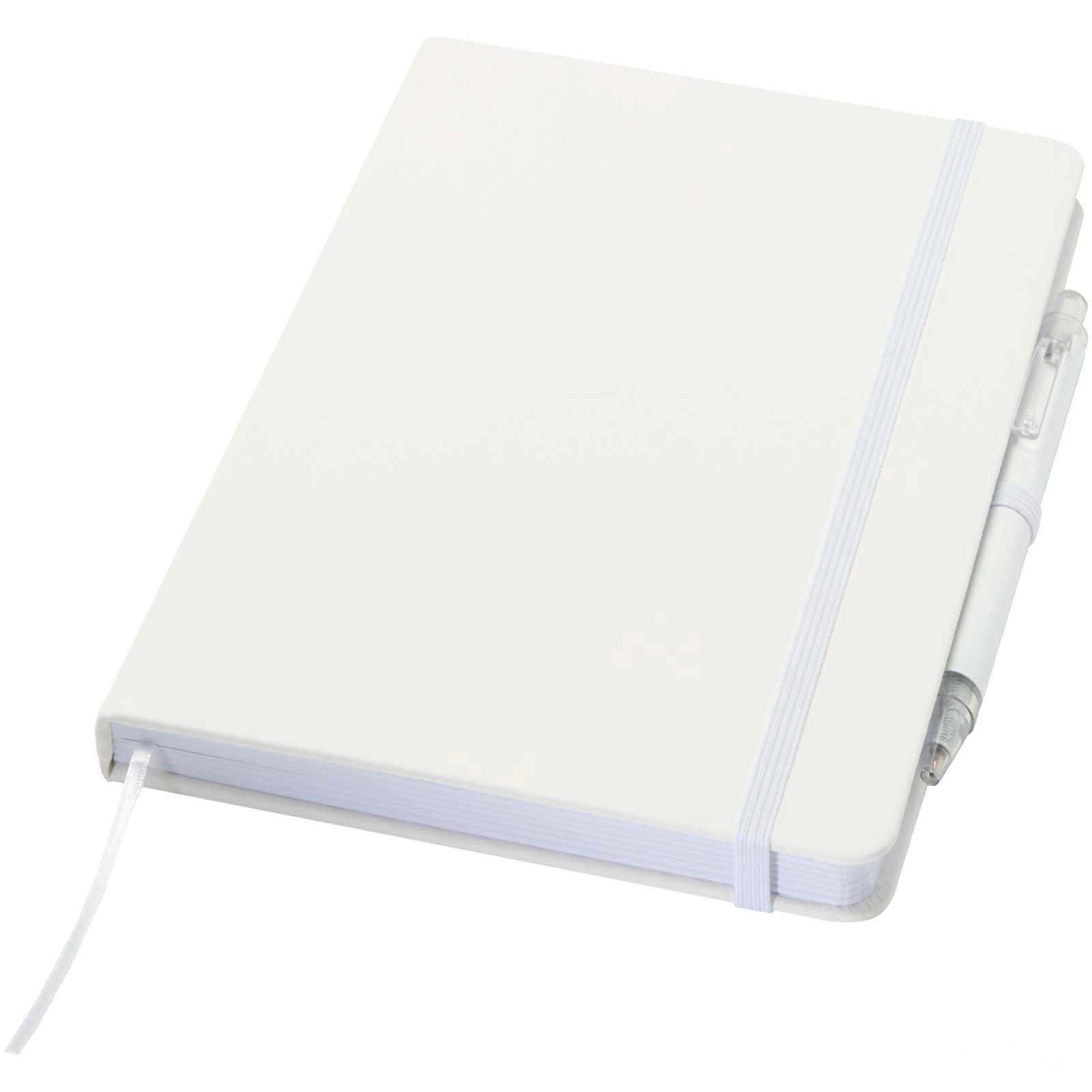 Spectrum A5 recycled notebook and ballpoint pen set