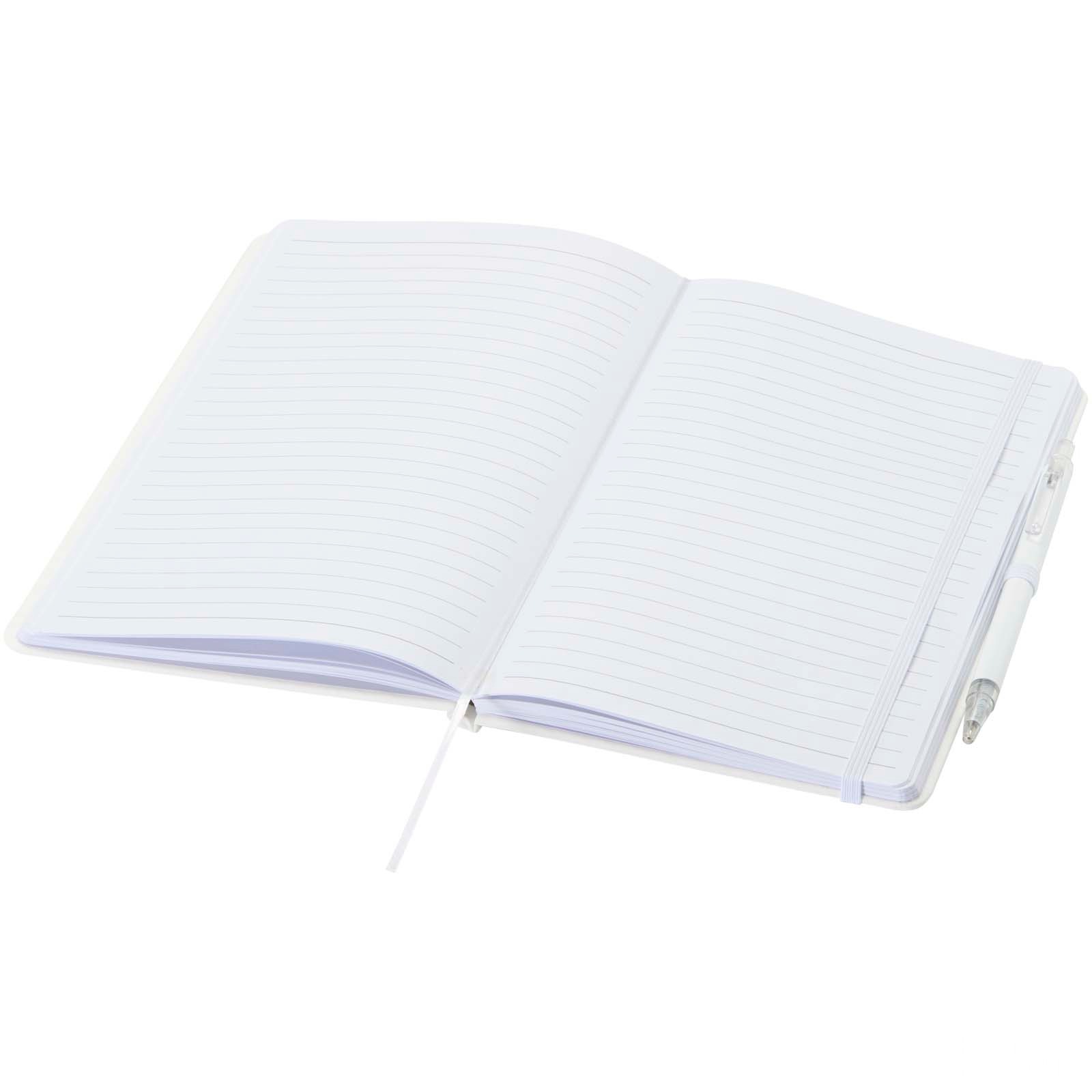 Spectrum A5 recycled notebook and ballpoint pen set