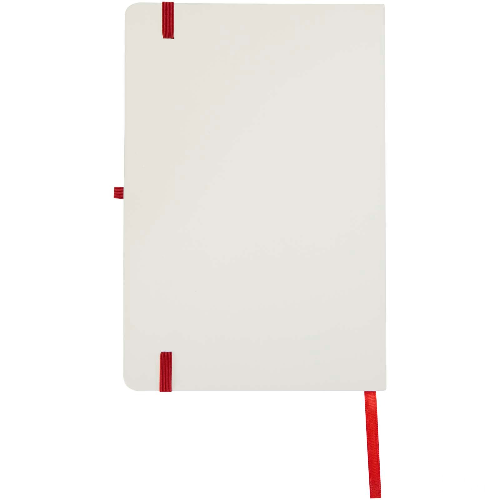 Spectrum A5 hard cover notebook with coloured edge