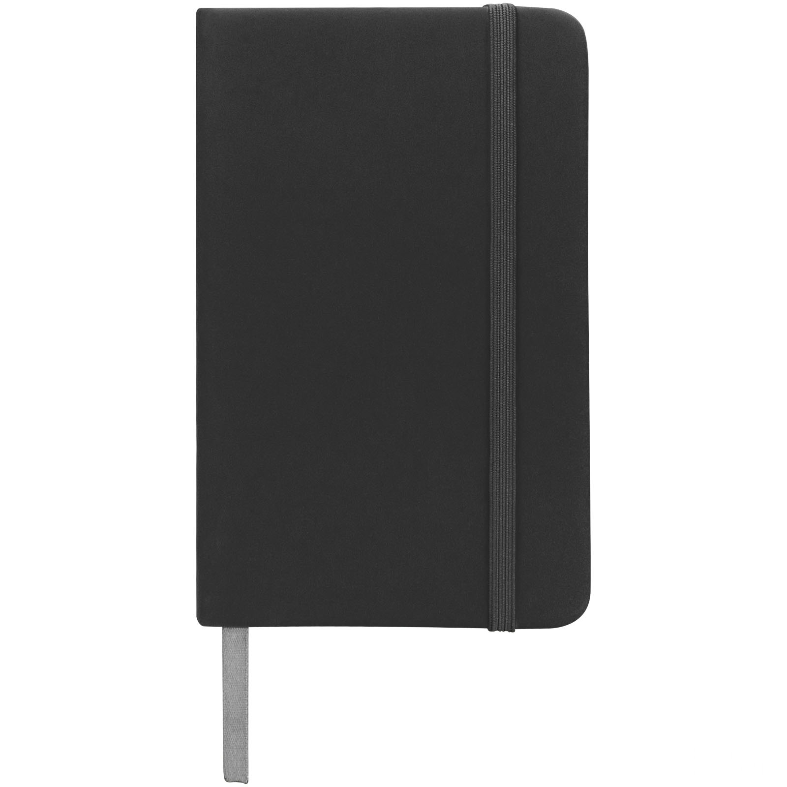Spectrum A6 Hardcover Notebook - Black, front view