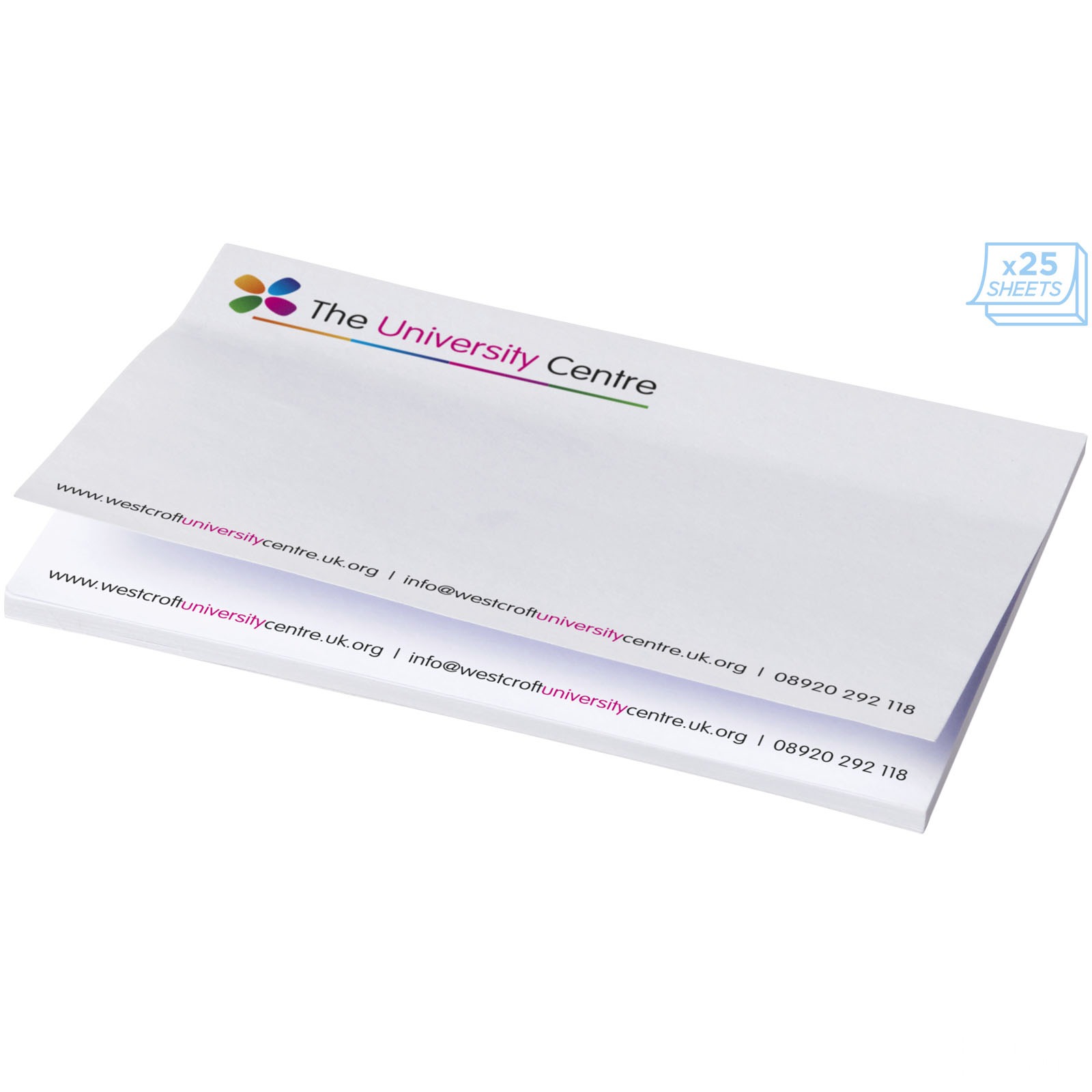 Sticky-Mate® klistrelapper 150x100mm med trykk