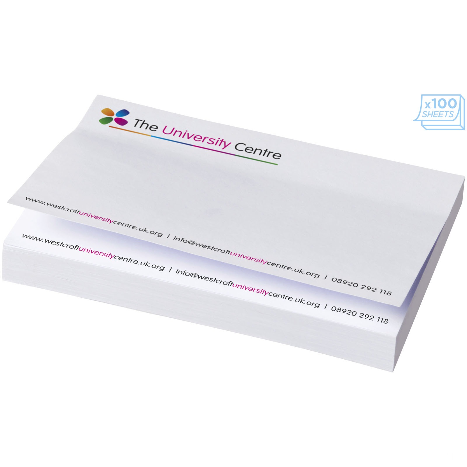 Sticky-Mate® klistrelapper 150x100mm med trykk