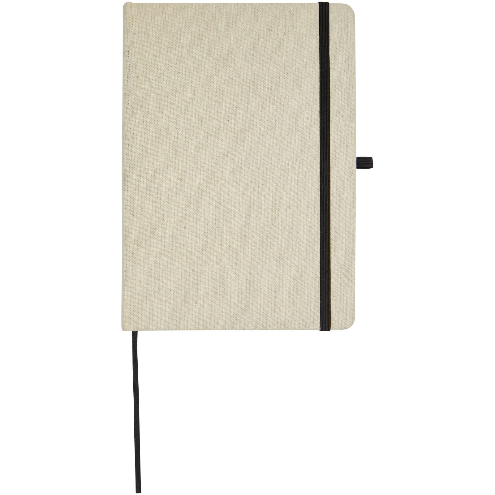 Tutico Organic Cotton Hardcover Notebook - Natural, front view