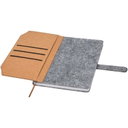 Viviana A5 recycled felt and cork notebook - image 5