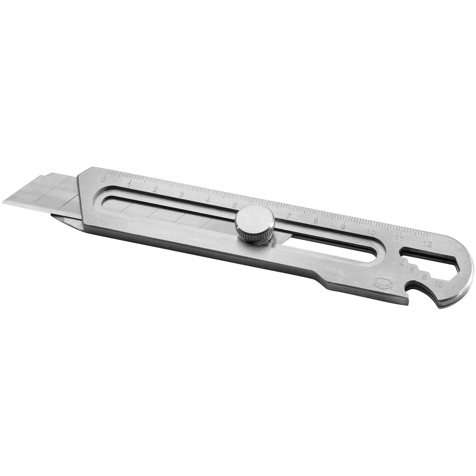 Linear brytkniv - Silver med tryck