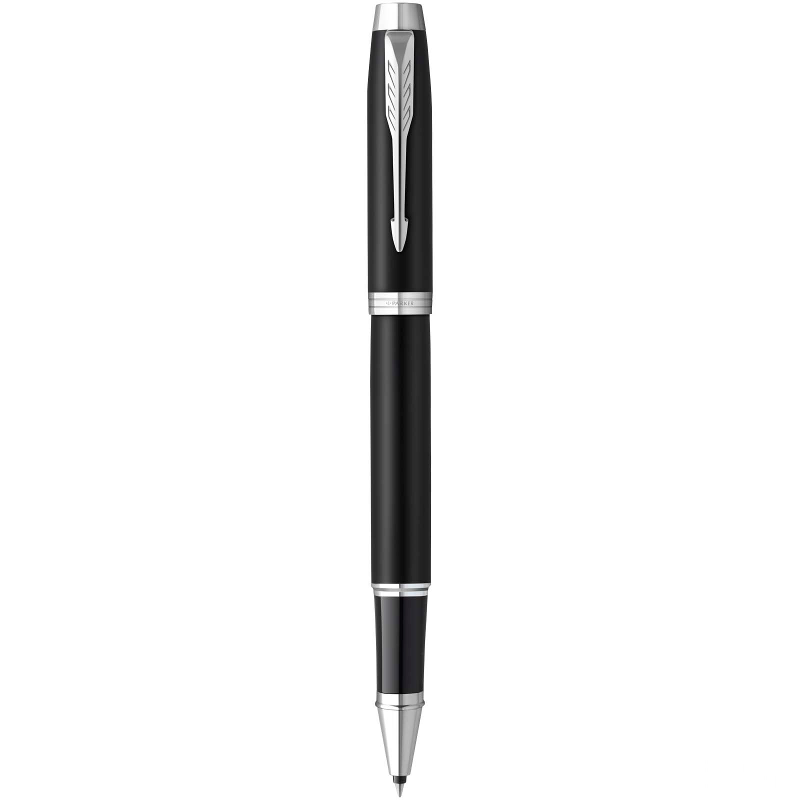 Parker IM Essentials-set med rollerball- och kulspetspenna - svart - Svart, framsida
