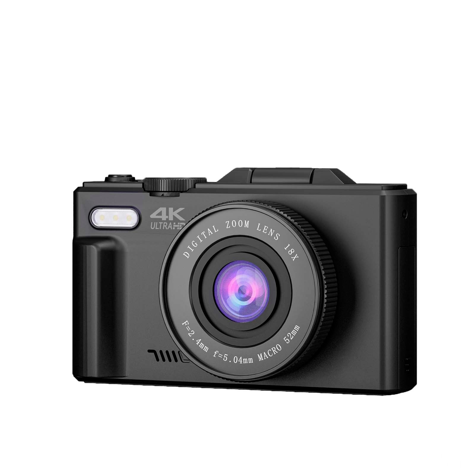 Prixton DV900 XPLORER 4K-digitalkamera  - Svart med tryck