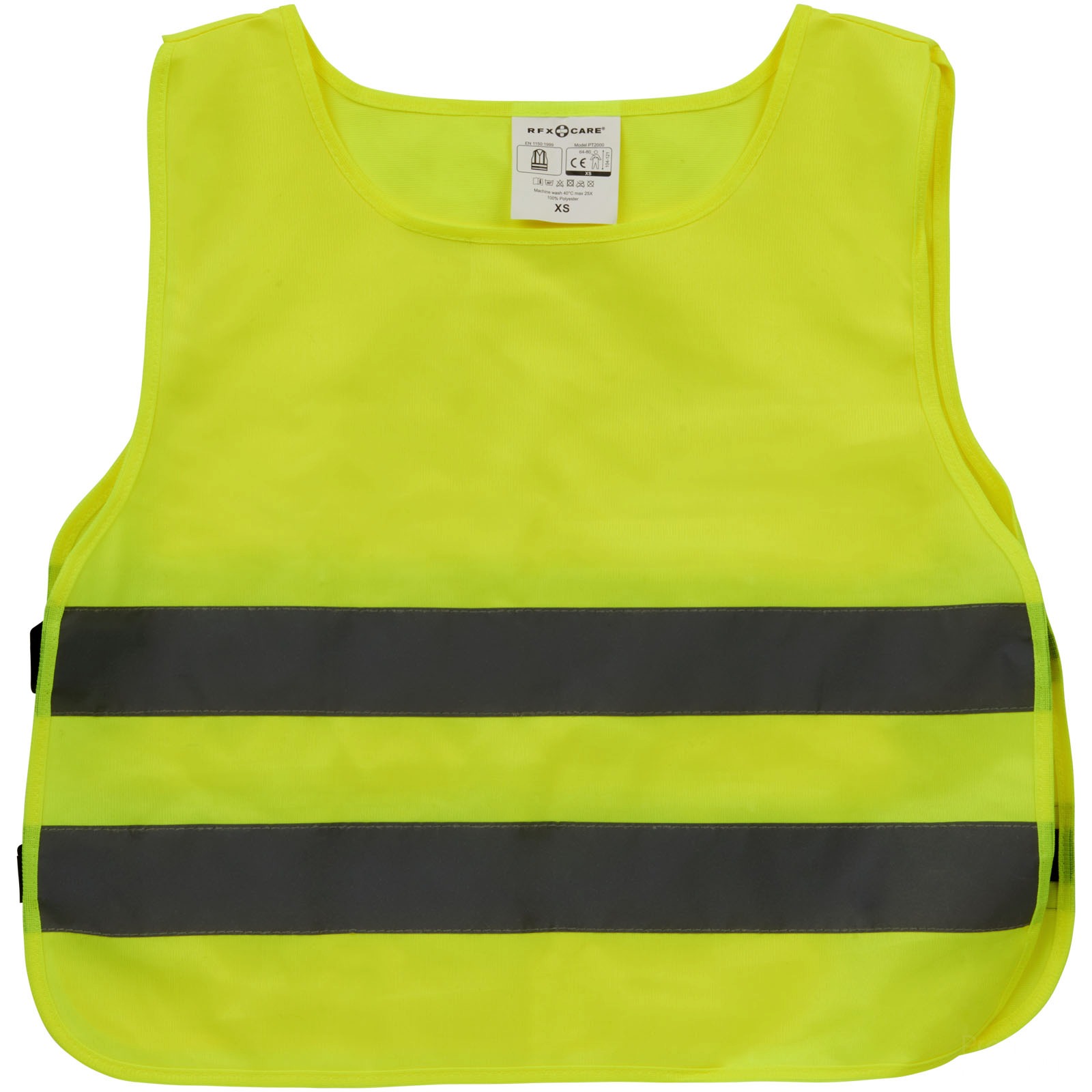 Reflekterende sikkerhetsvest unisex - Neongul, forside