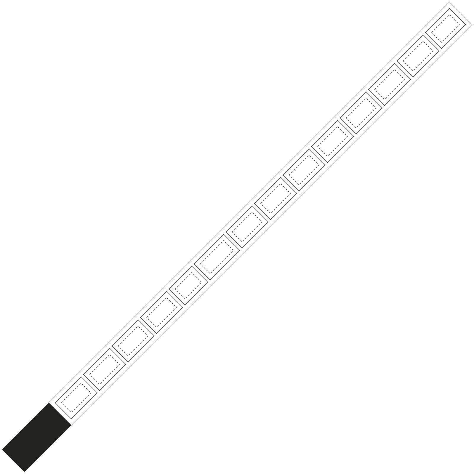 RFX™ 40 cm reflekterende PVC-bånd for kjæledyr