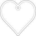 RFX™ H-09 heart reflective TPU reflector hanger - image 3