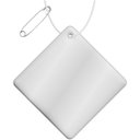 RFX™ H-09 liten diamant reflekterande PVC-hängare - bild 1