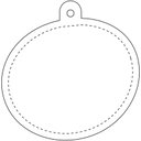 RFX™ H-09 oval reflekterende PVC-refleksanheng - bilde 3