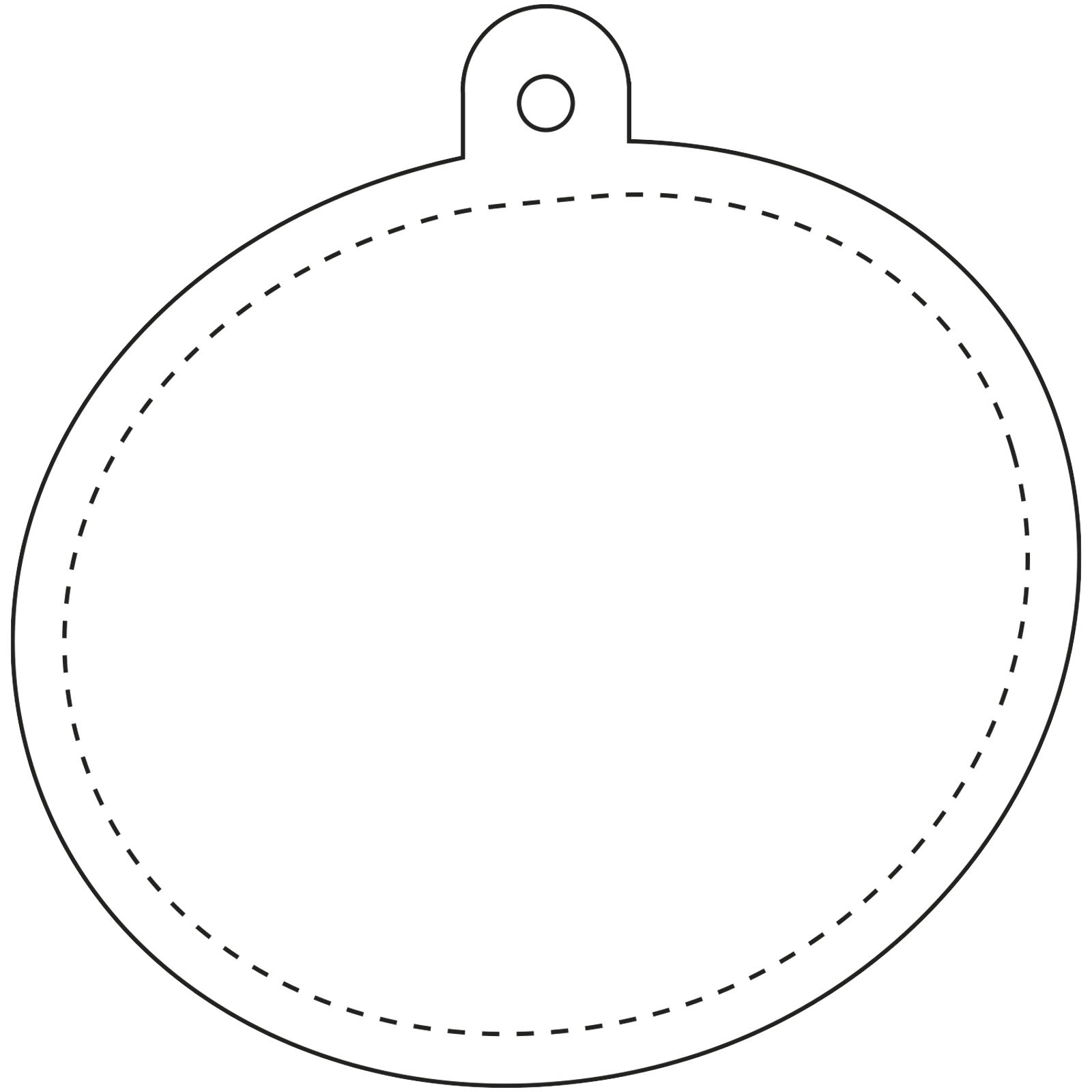 RFX™ H-09 oval reflekterende TPU-refleksanheng
