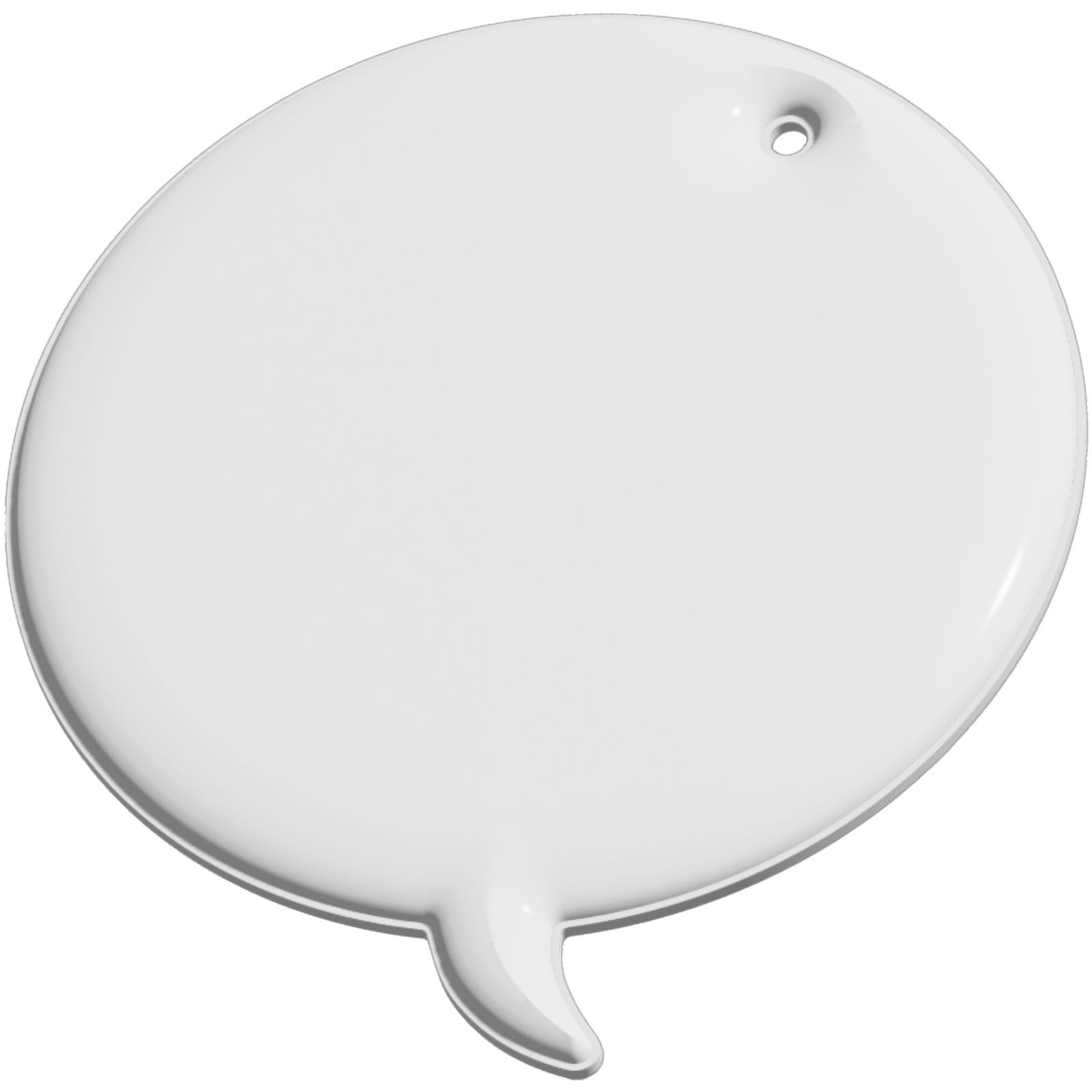 RFX™ H-09 speech bubble reflective PVC reflector hanger