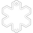 RFX™ H-10 snøfnugg reflekterende TPU-refleksanheng - bilde 3