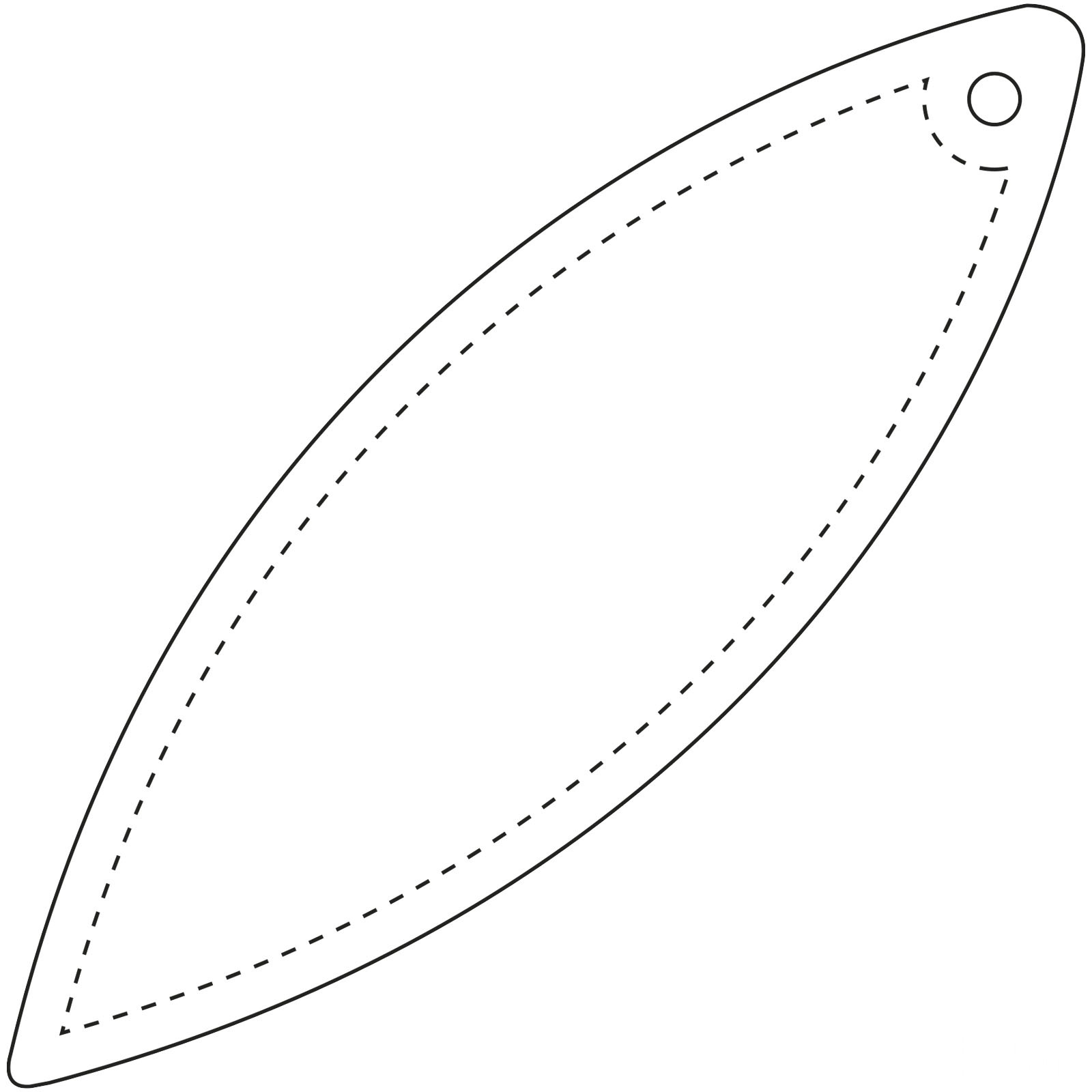 RFX™ H-12 ellipse reflekterende PVC-henger