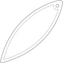 RFX™ H-12 ellipse reflekterende TPU-henger - bilde 3