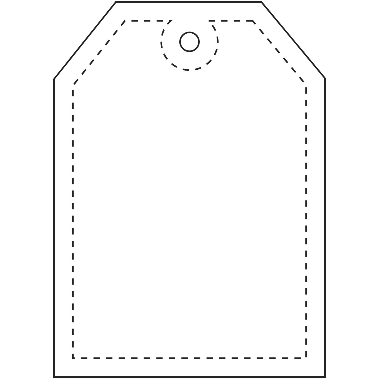 RFX™ H-12 etikett reflekterende TPU-henger