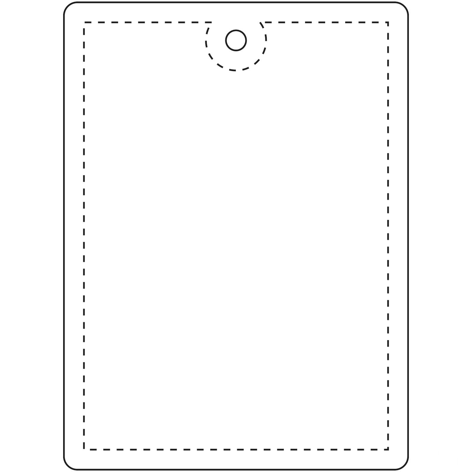 RFX™ H-12 rectangular lightweight reflector in reflective PVC, large