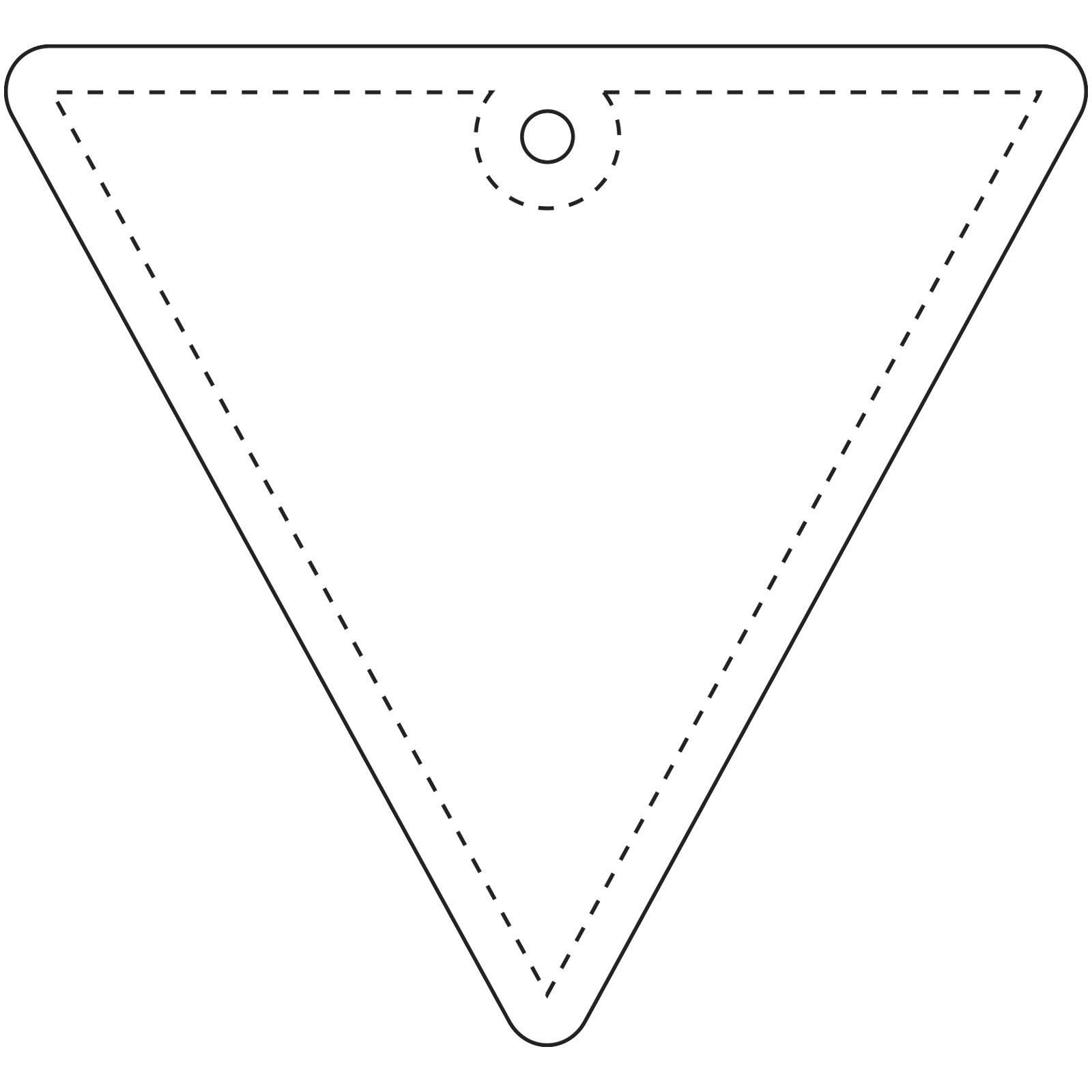 RFX™ H-12 inverted triangle reflective PVC hanger