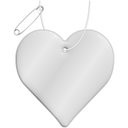 RFX™ H-16 hjärtformad lättviktshängare i reflekterande PVC - bild 1
