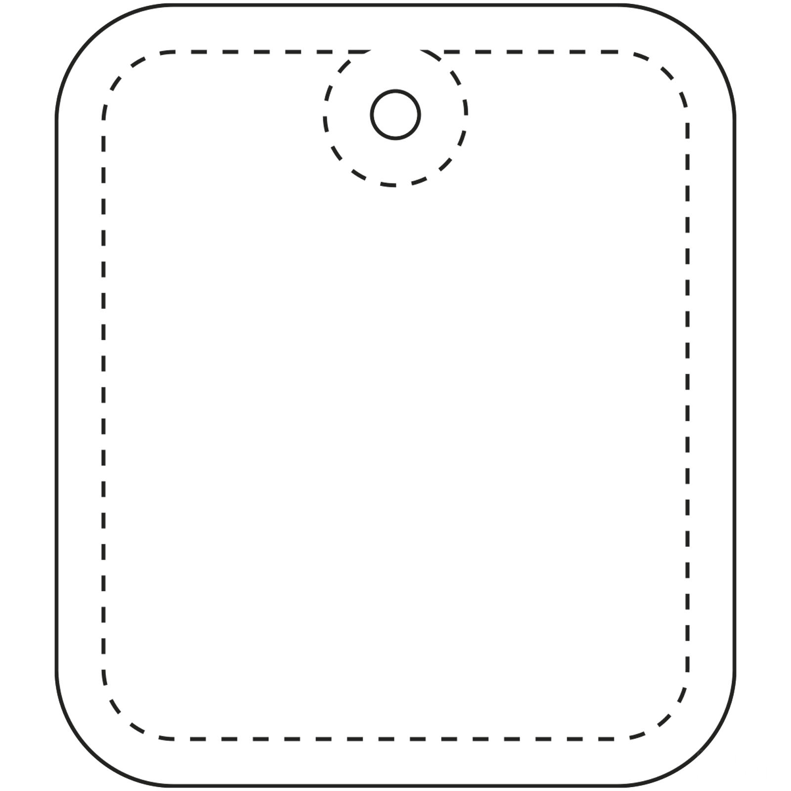 RFX™ H-20 rektangulær reflekterende PVC-henger, XXL