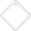 RFX™ H-20 stor diamant reflekterende PVC-henger - bilde 3