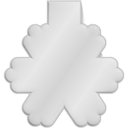 RFX™ M-10 snowflake reflective TPU magnet - image 1