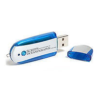 USB Oval - Valfri färg enligt önskemål med trykk