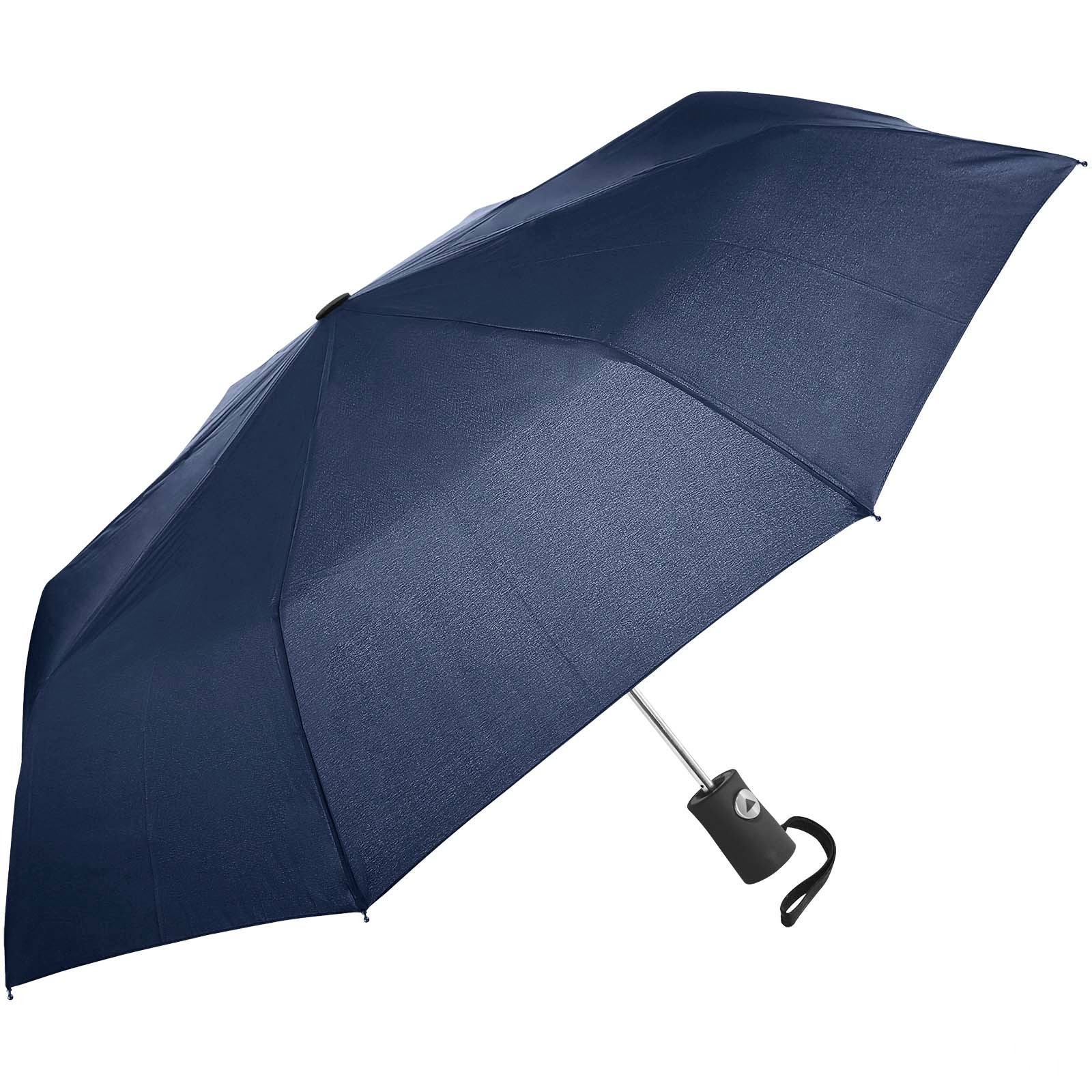 Citizen Green Cloud 25"' sammenleggbar paraply - Marinblå med trykk