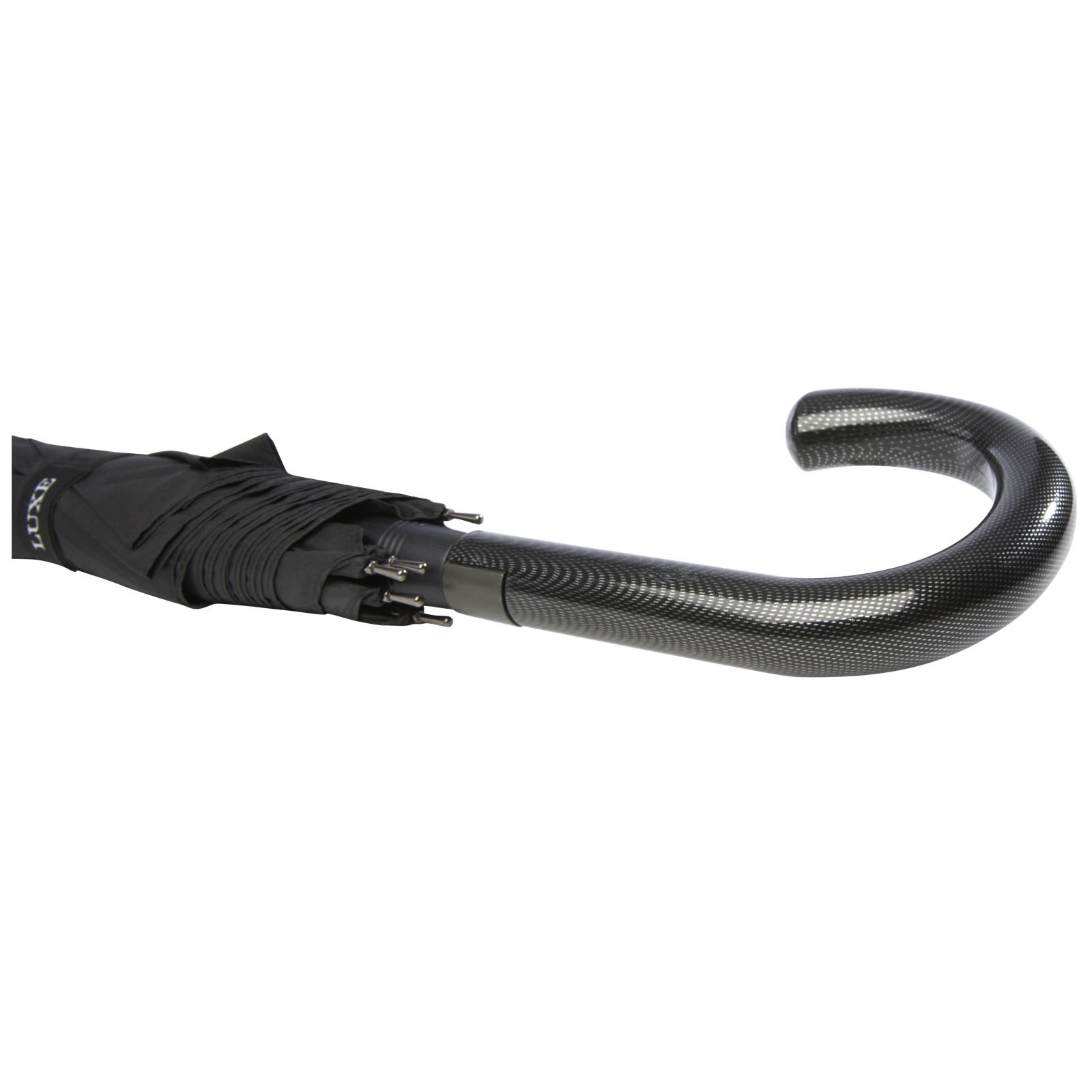 Fontana 23" Automatic Umbrella with Carbon-Look Crook Handle