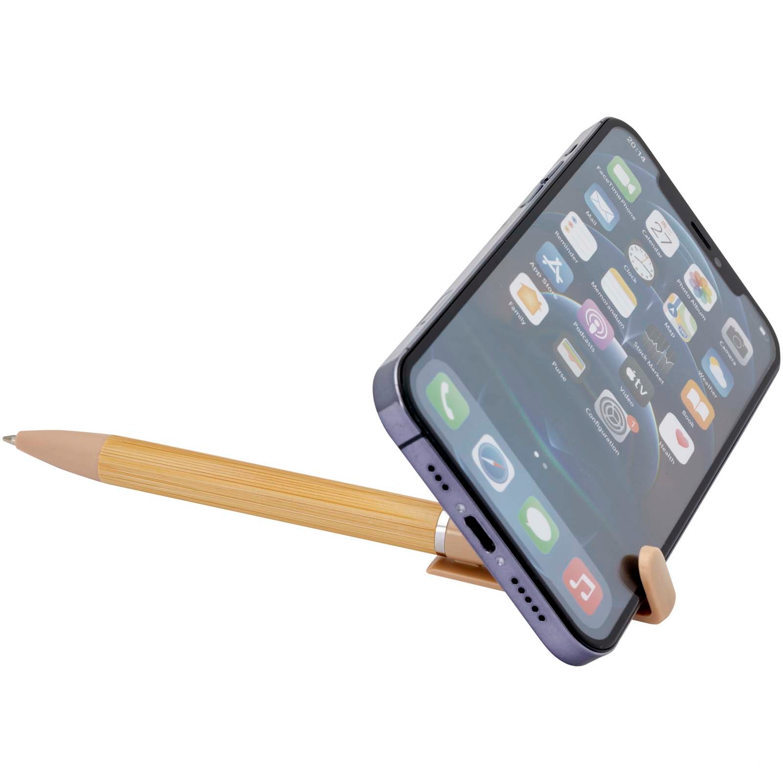 Delfina telefonhållare med penna (blått bläck)