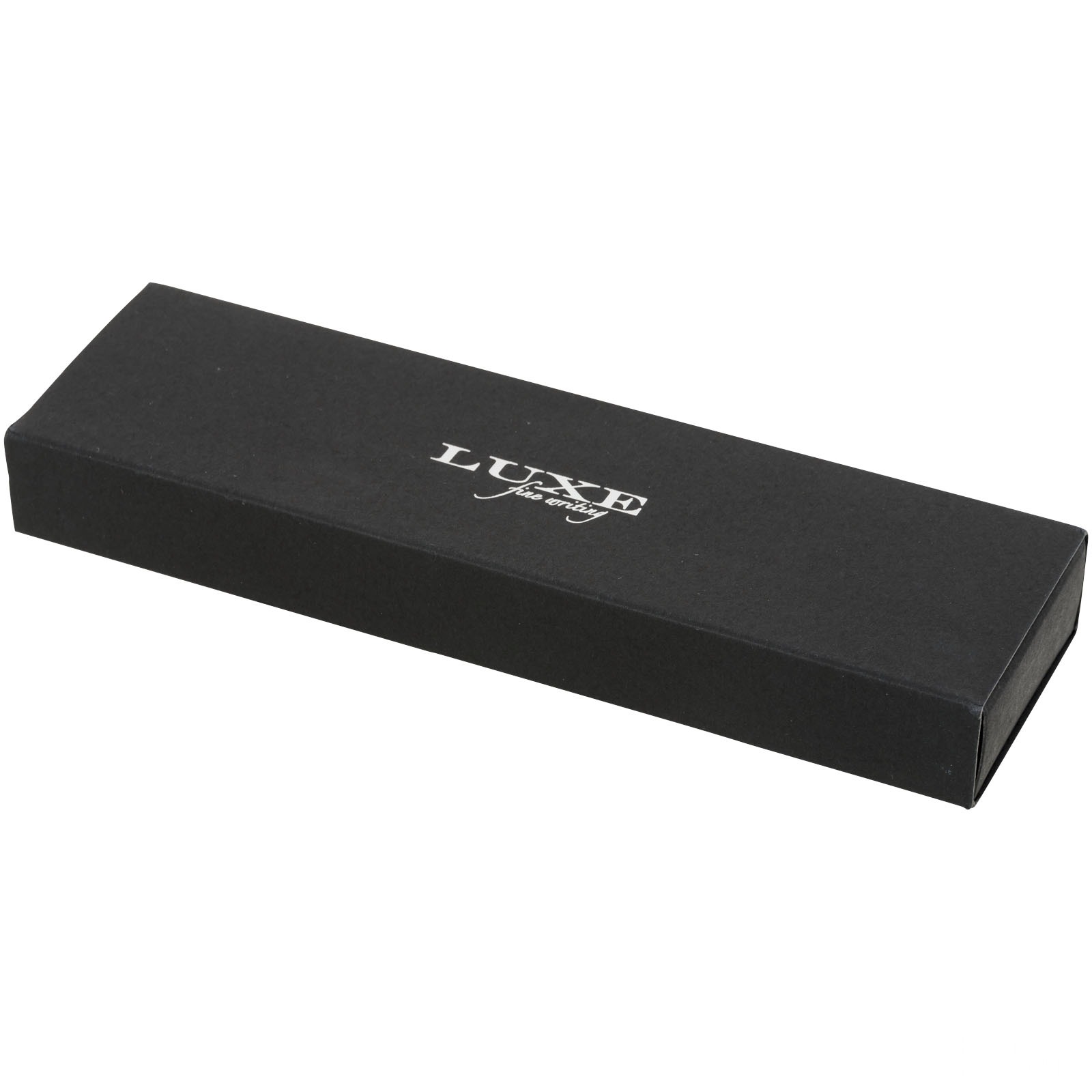 Kulspetspennor i presentask (svart bläck) - Silver med tryck