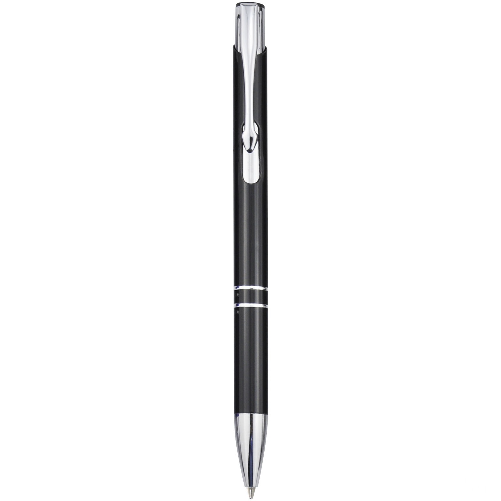 Moneta aluminium click ballpoint pen (black ink)