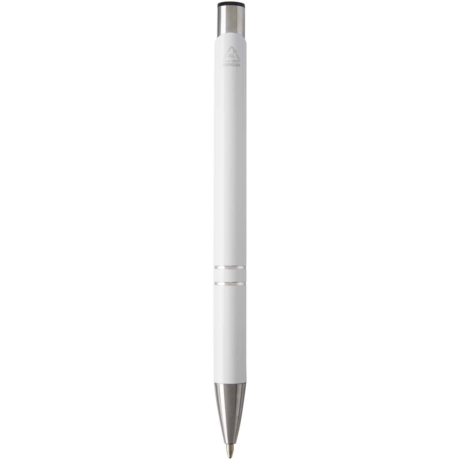 Moneta recycled aluminium ballpoint pen (blue ink)