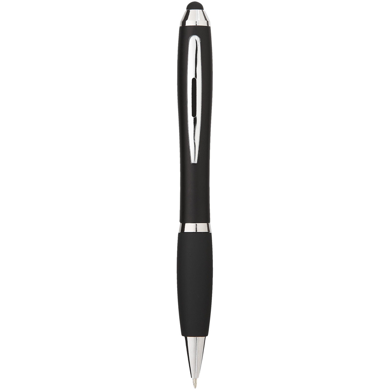 Nash coloured stylus ballpoint pen with black grip (blue ink)