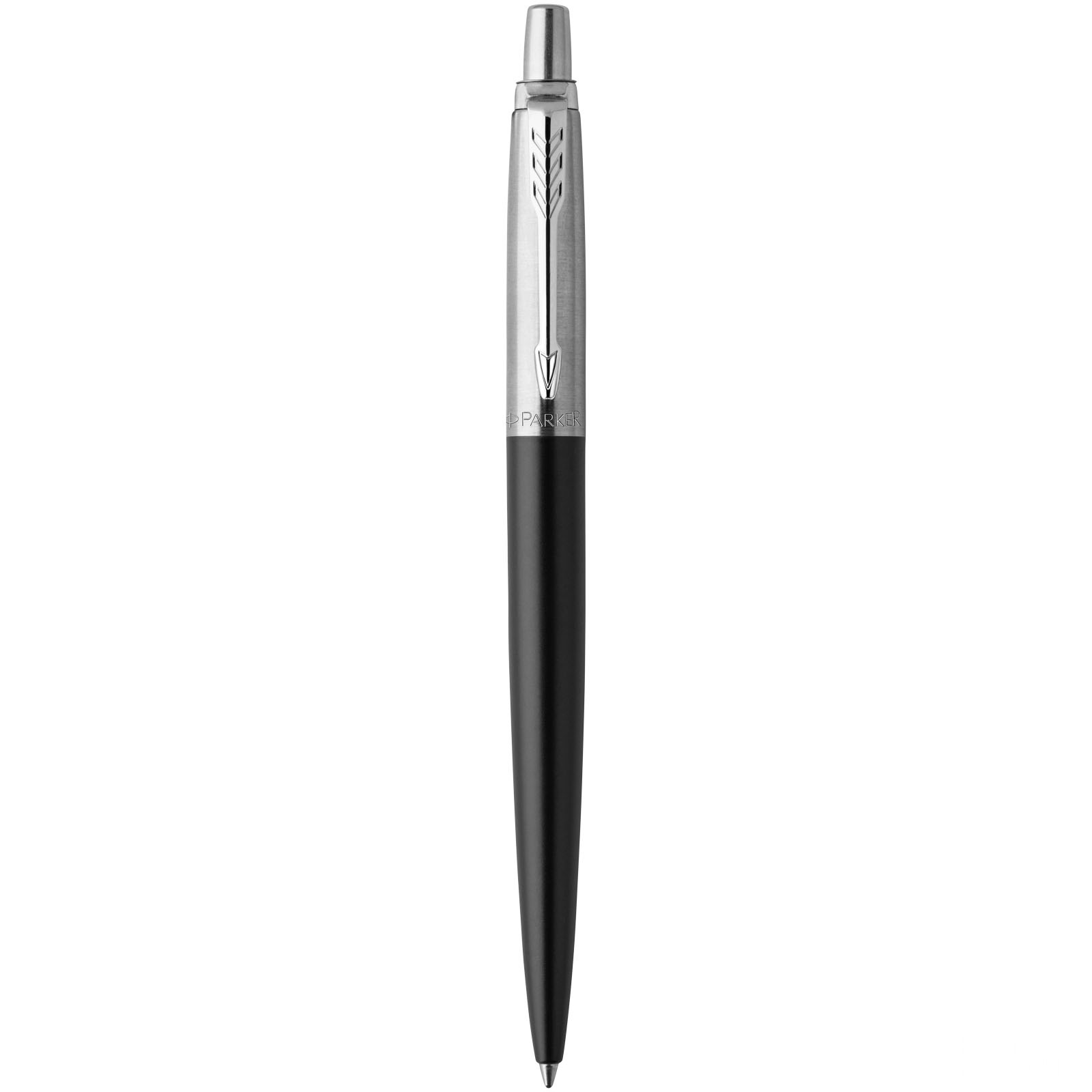 Parker Jotter Bond Street kulepenn med logo (blått blekk) - Svart, forside