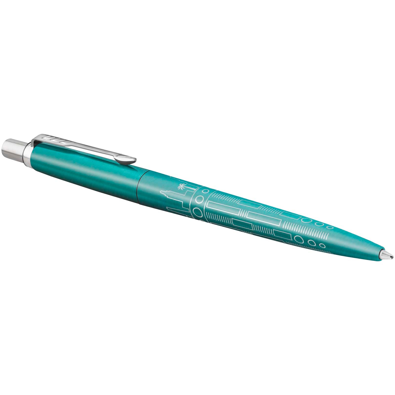 Parker Jotter SE Global Icons kulepenn med trykk (blått blekk)