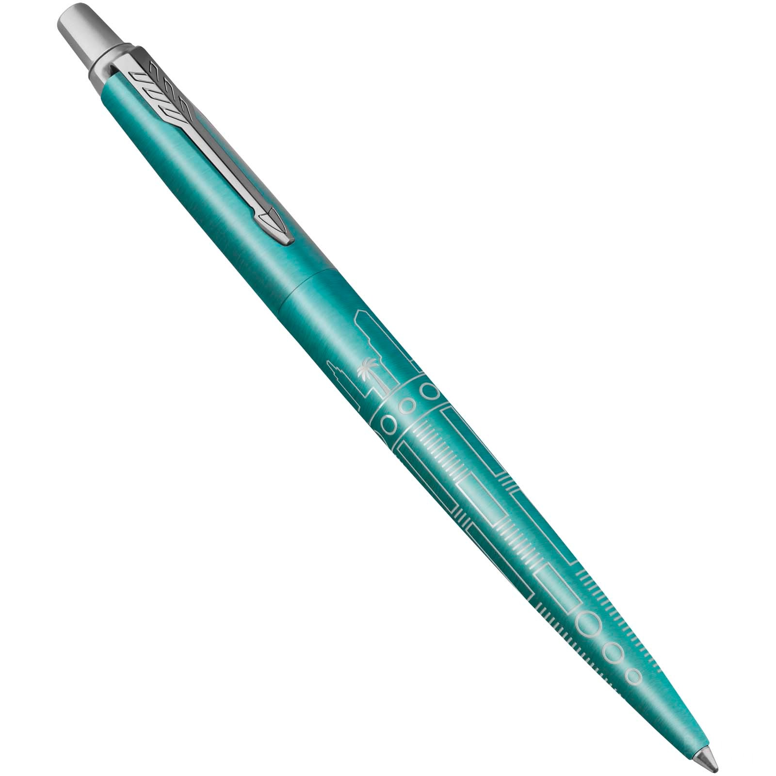 Parker Jotter SE Global Icons kulepenn med trykk (blått blekk)