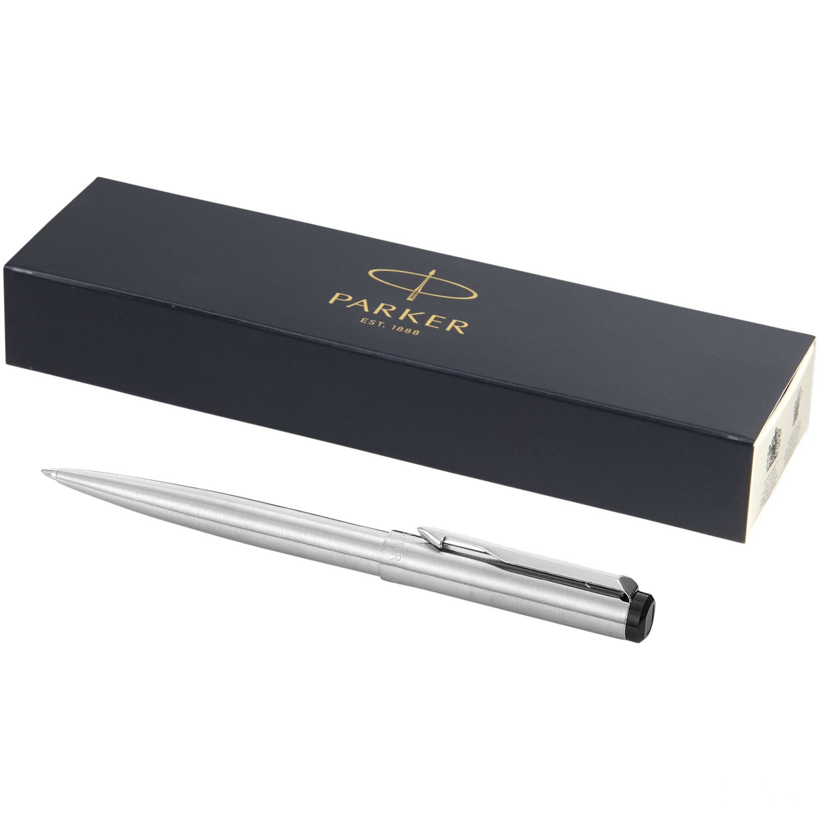 Parker Vector Stainless Steel Ballpoint Pen (Blue Ink)