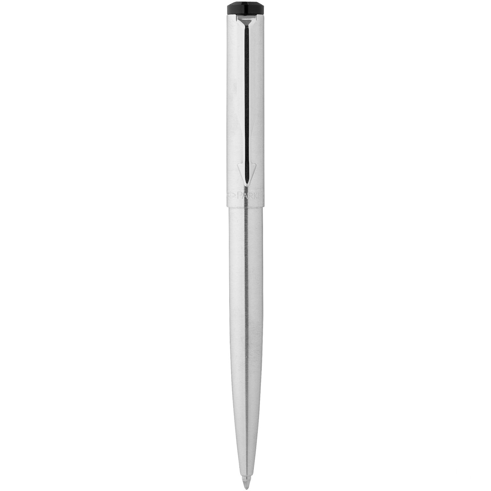 Parker Vector Stainless Steel Ballpoint Pen (Blue Ink)