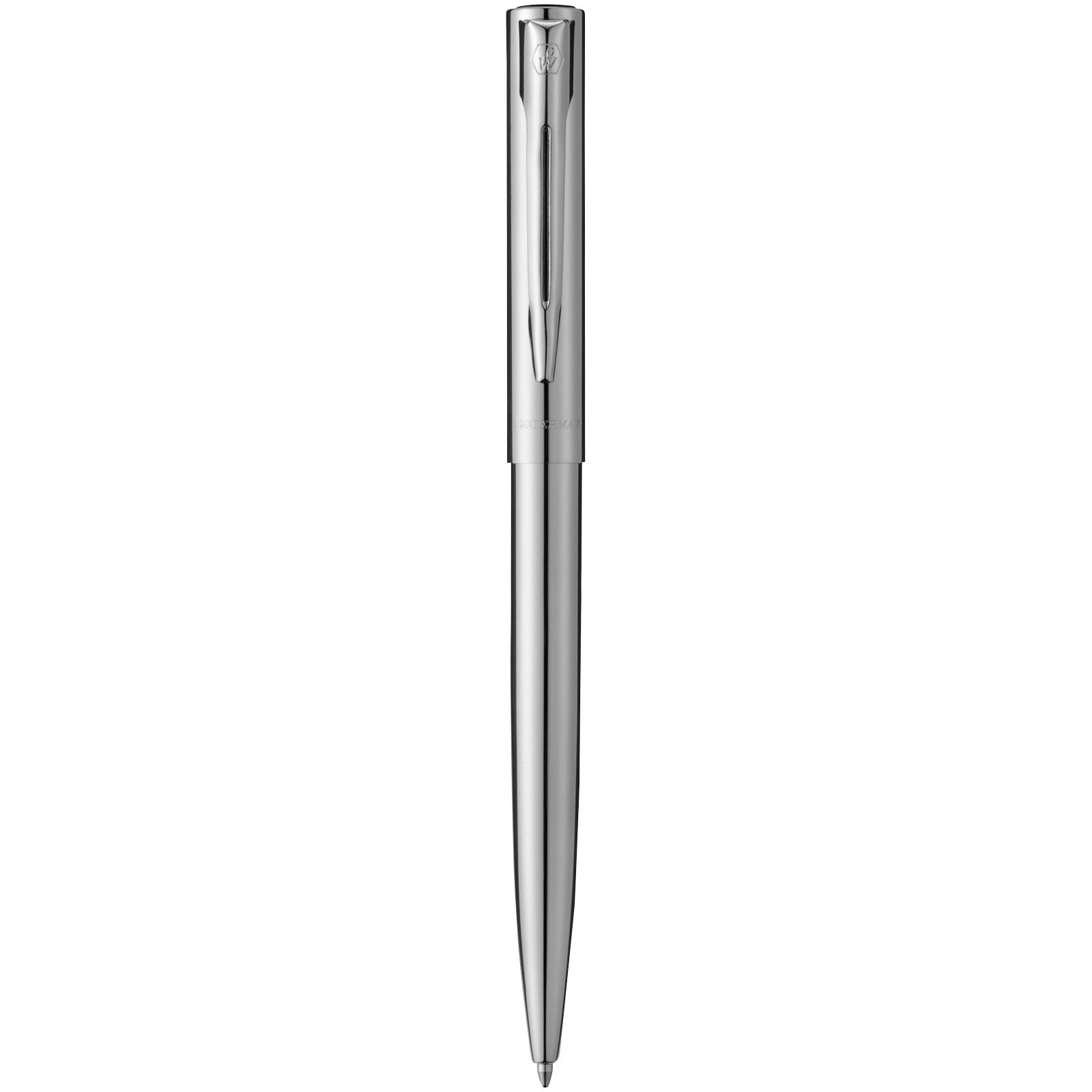 Waterman Graduate Ballpoint Pen - Chrome (Blue Ink)
